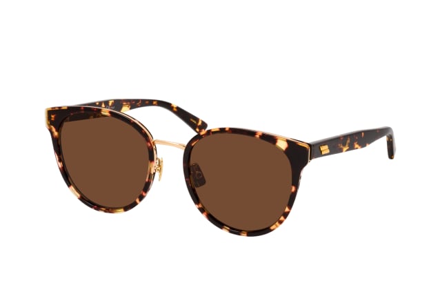 Bottega Veneta BV 1081SK 002, ROUND Sunglasses, FEMALE