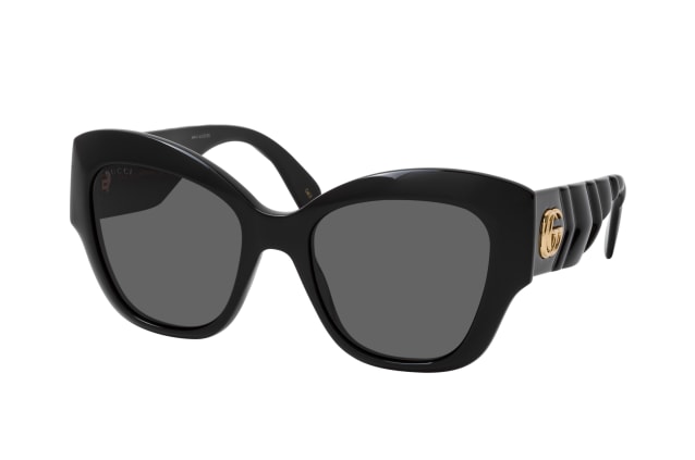 Gucci GG 0808S 001, BUTTERFLY Sunglasses, FEMALE