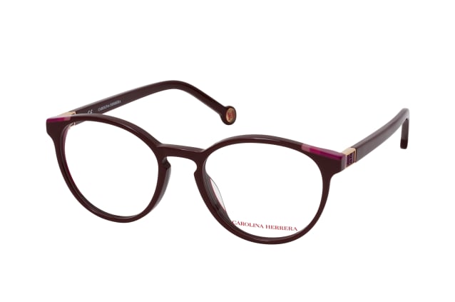 Carolina Herrera VHE 875W 9HBY, including lenses, ROUND Glasses, FEMALE
