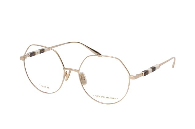 Carolina Herrera VHN 066M 0594, including lenses, ROUND Glasses, FEMALE