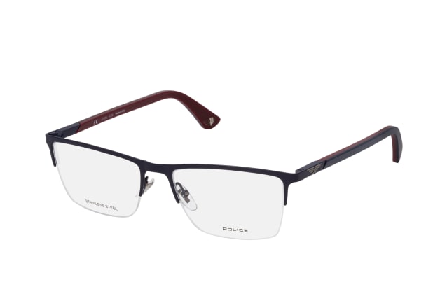 Police VPLB 54 0502, including lenses, RECTANGLE Glasses, MALE
