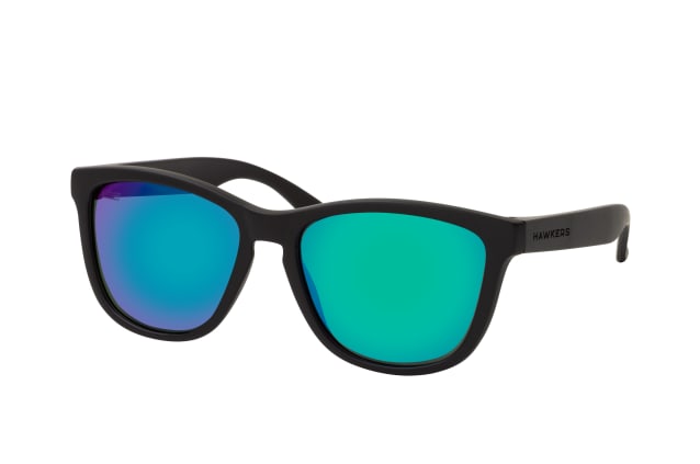Hawkers 140015 black, SQUARE Sunglasses, UNISEX, polarised, available with prescription