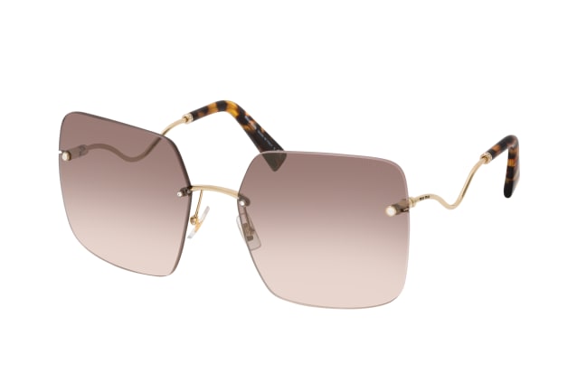 Miu Miu MU 52XS ZVN09A, SQUARE Sunglasses, FEMALE