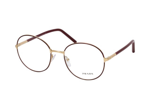 Prada PR 55WV 09P1O1, including lenses, ROUND Glasses, FEMALE