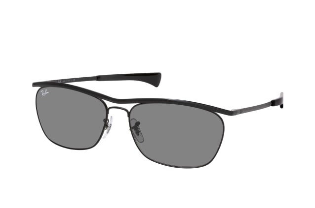 Ray-Ban Olympian II RB 3619 002/B1, RECTANGLE Sunglasses, UNISEX