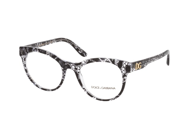 Dolce&Gabbana DG 3334 3287, including lenses, ROUND Glasses, FEMALE