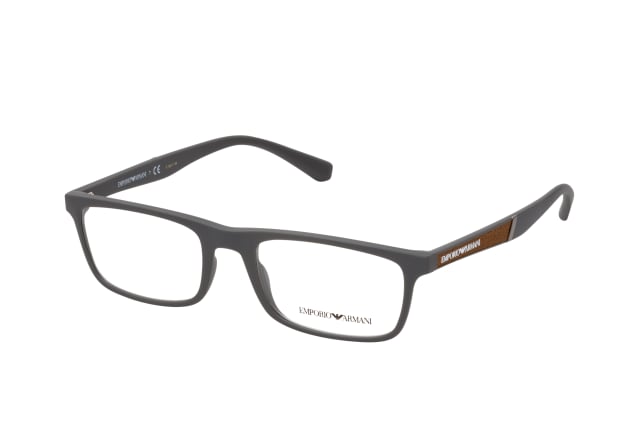 Emporio Armani EA 3171 5437, including lenses, RECTANGLE Glasses, MALE