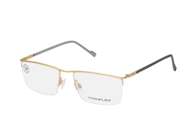 TITANFLEX 820860 20, including lenses, RECTANGLE Glasses, MALE