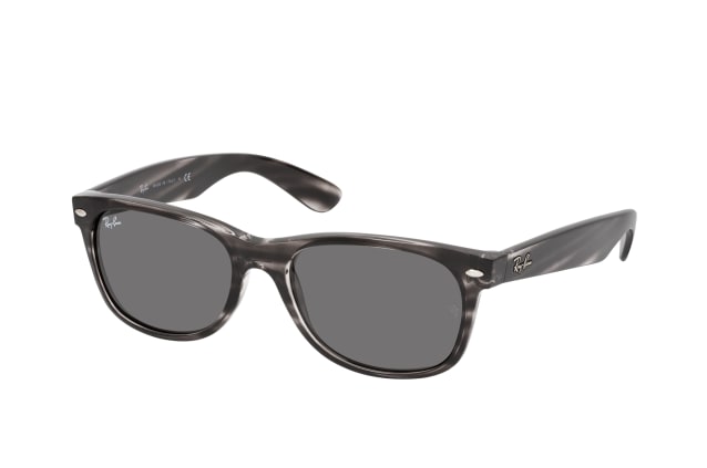 Ray-Ban New Wayfarer RB 2132 6430B1, RECTANGLE Sunglasses, MALE, available with prescription