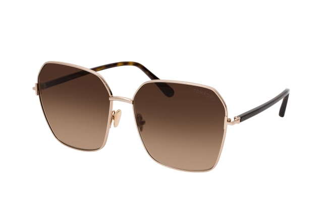 Tom Ford Claudia-02 FT 0839 52F, SQUARE Sunglasses, FEMALE