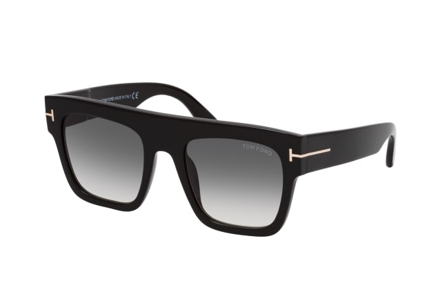 Tom Ford Renee FT 0847 01B, SQUARE Sunglasses, FEMALE, available with prescription