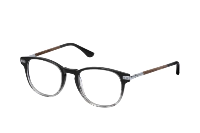 WOOD FELLAS Lucida 11023 6738, including lenses, ROUND Glasses, MALE