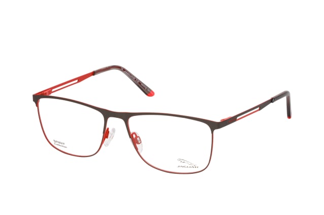 Jaguar 33609 4200, including lenses, SQUARE Glasses, MALE