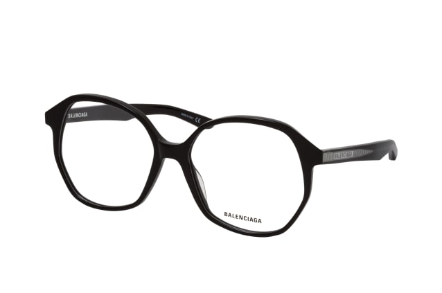 Balenciaga BB 0005O 001, including lenses, ROUND Glasses, FEMALE