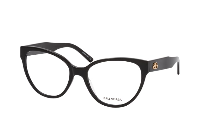 Balenciaga BB 0064O 001, including lenses, BUTTERFLY Glasses, FEMALE