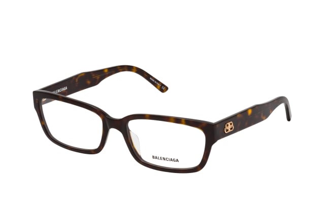Balenciaga BB 0065O 002, including lenses, RECTANGLE Glasses, FEMALE