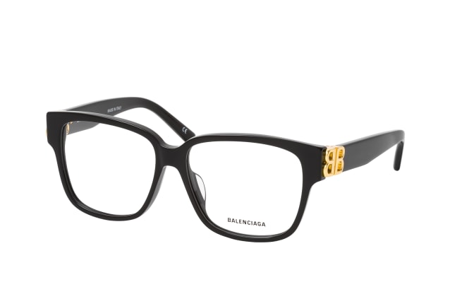 Balenciaga BB 0104O 001, including lenses, SQUARE Glasses, FEMALE