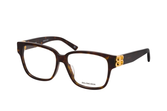 Balenciaga BB 0104O 002, including lenses, SQUARE Glasses, FEMALE
