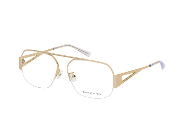 Bottega Veneta BV 1067O 002, including lenses, SQUARE Glasses, FEMALE