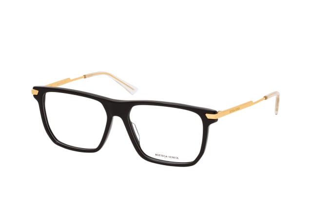 Bottega Veneta BV 1071O 001, including lenses, SQUARE Glasses, MALE