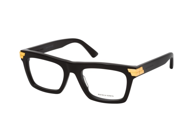 Bottega Veneta BV 1059O 001, including lenses, SQUARE Glasses, UNISEX