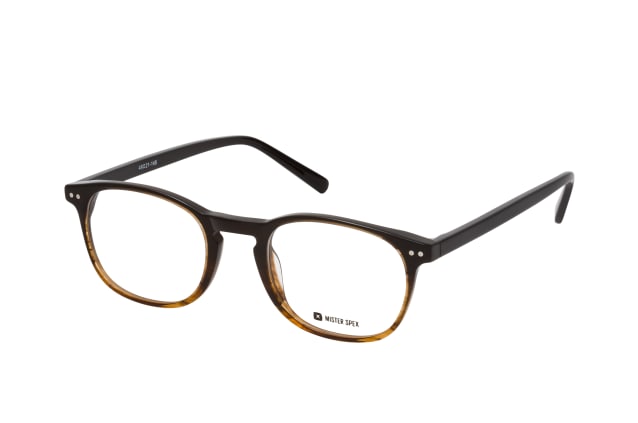 Mister Spex Collection Boston 1004 Q22, including lenses, ROUND Glasses, MALE