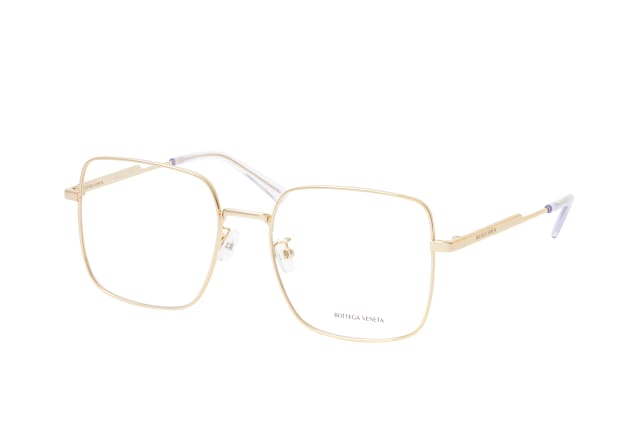 Bottega Veneta BV 1110O 001, including lenses, SQUARE Glasses, FEMALE