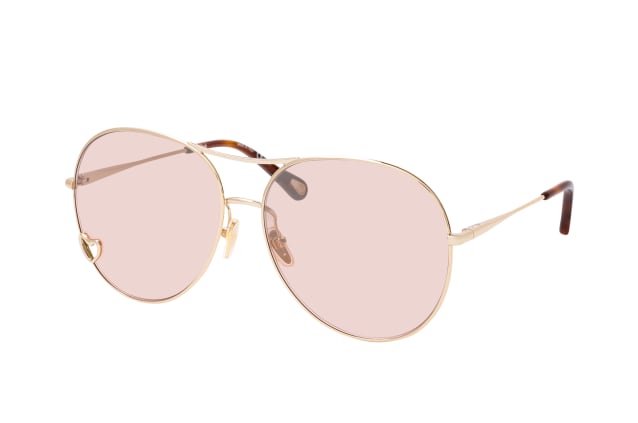 Chloé CH 0028S 004, AVIATOR Sunglasses, FEMALE