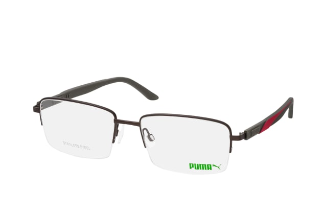 Puma PU 0332O 002, including lenses, RECTANGLE Glasses, MALE