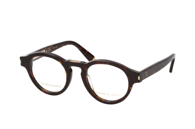 Police Lewis 30 VPLD 56 722, including lenses, ROUND Glasses, MALE
