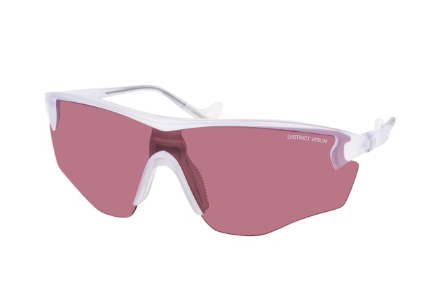 District Vision JUNYA Clear-Rose, SINGLELENS Sunglasses, UNISEX
