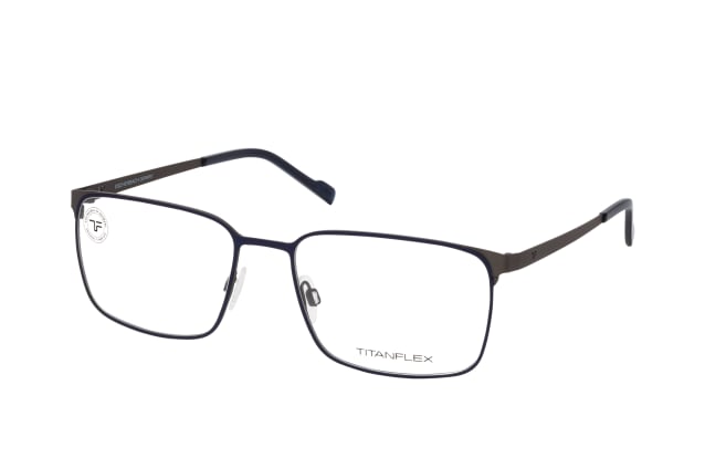 TITANFLEX 820855 37, including lenses, RECTANGLE Glasses, MALE