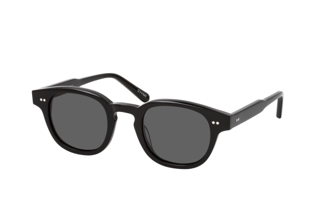 Chimi 01 Black, ROUND Sunglasses, UNISEX, polarised, available with prescription