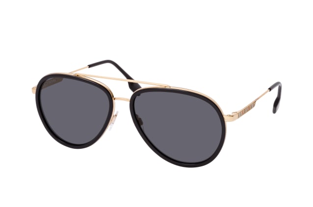 Burberry Oliver BE 3125 101787, AVIATOR Sunglasses, MALE