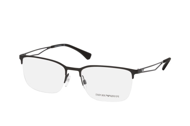 Emporio Armani EA 1116 3001, including lenses, RECTANGLE Glasses, MALE