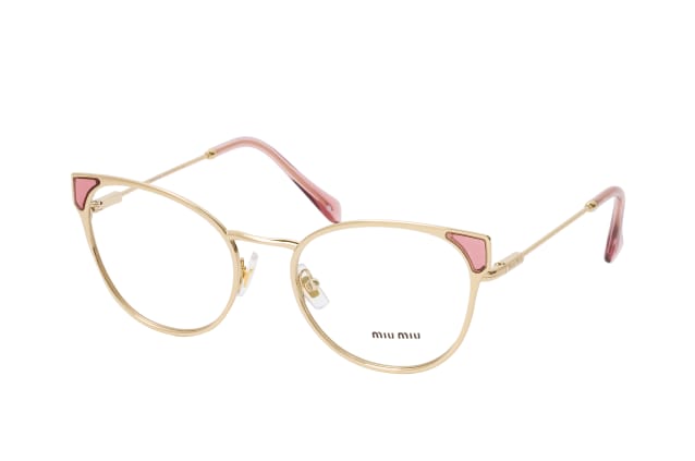 Miu Miu MU 52TV ZVN1O1, including lenses, BUTTERFLY Glasses, FEMALE