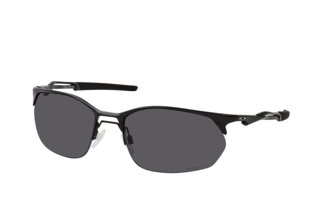 Oakley Wire Tap OO 4145 01, RECTANGLE Sunglasses, MALE