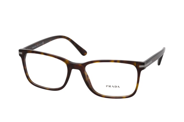 Prada PR 14WV 2AU1O1, including lenses, SQUARE Glasses, MALE