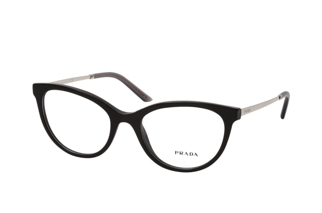 Prada PR 17WV 1AB1O1, including lenses, BUTTERFLY Glasses, FEMALE