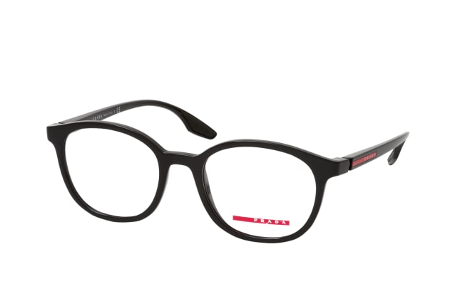 Prada Linea Rossa PS 03NV 1AB1O1, including lenses, ROUND Glasses, MALE