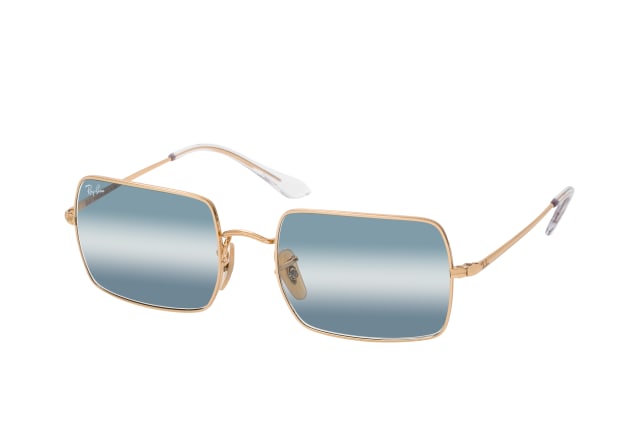 Ray-Ban Rectangle RB 1969 001/GA, SQUARE Sunglasses, UNISEX, available with prescription