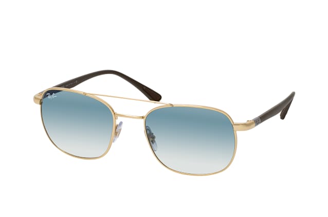 Ray-Ban RB 3670 001/3F, SQUARE Sunglasses, UNISEX, available with prescription