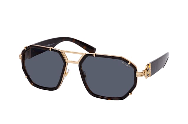 Versace VE 2228 100281, AVIATOR Sunglasses, MALE, polarised