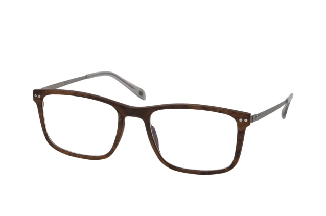 WOOD FELLAS Giesing Air 11030 6879, including lenses, SQUARE Glasses, MALE