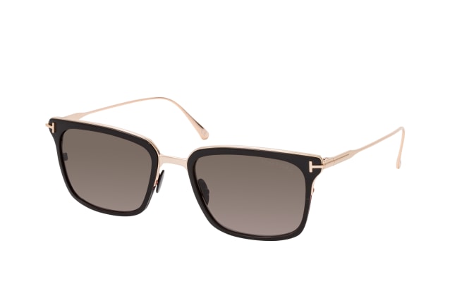 Tom Ford Hayden FT 0831 01K, SQUARE Sunglasses, MALE, available with prescription
