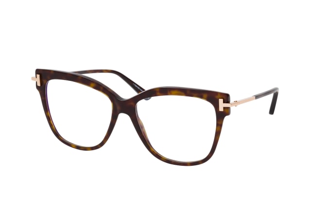 Tom Ford FT 5704-B 052, including lenses, SQUARE Glasses, FEMALE