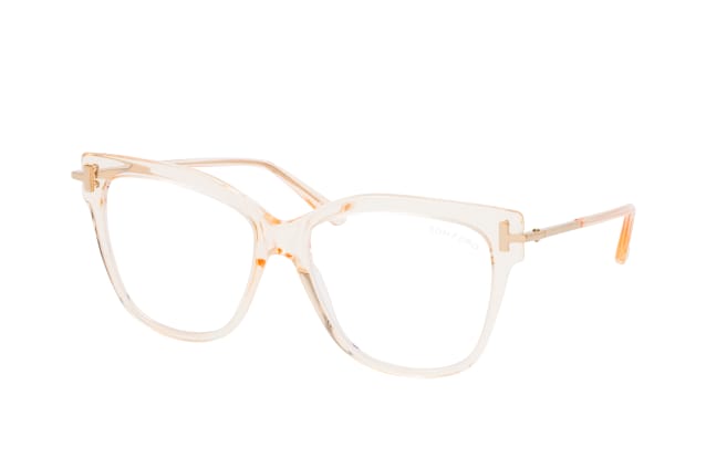 Tom Ford FT 5704-B 042, including lenses, SQUARE Glasses, FEMALE