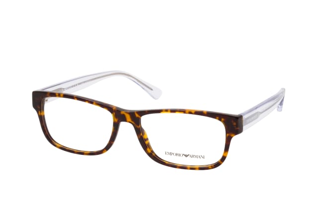 Emporio Armani EA 3179 5879, including lenses, RECTANGLE Glasses, MALE
