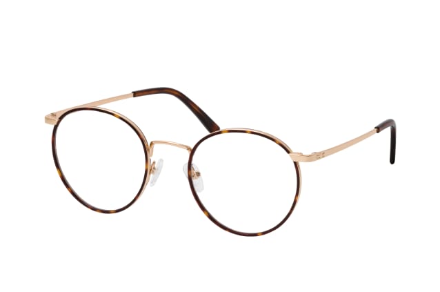 Prinz Pi x Mister Spex Meran gold, including lenses, ROUND Glasses, UNISEX