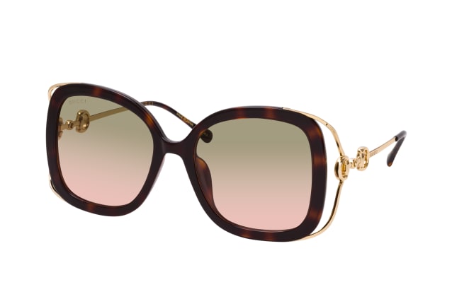 Gucci GG 1021S 001, BUTTERFLY Sunglasses, FEMALE